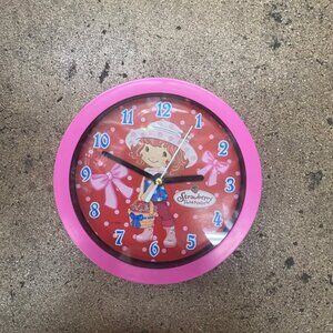 6" Strawberry Shortcake wall clock